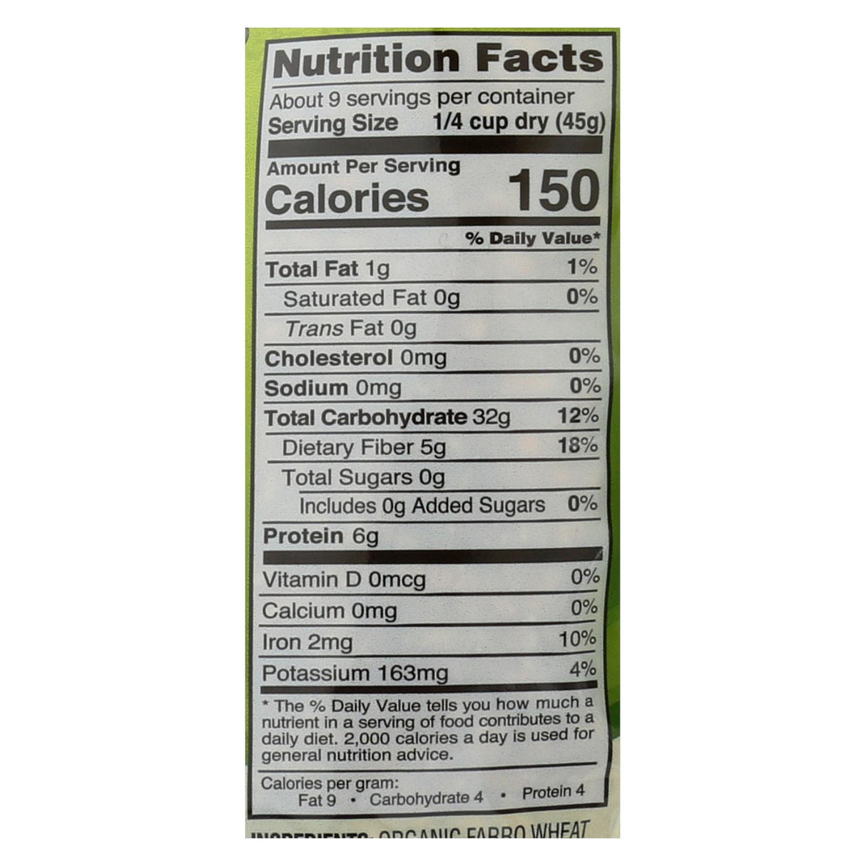 Pearled Farro by Nature's Earthly Choice (Pack of 6) - 14 Oz. Italian - Cozy Farm