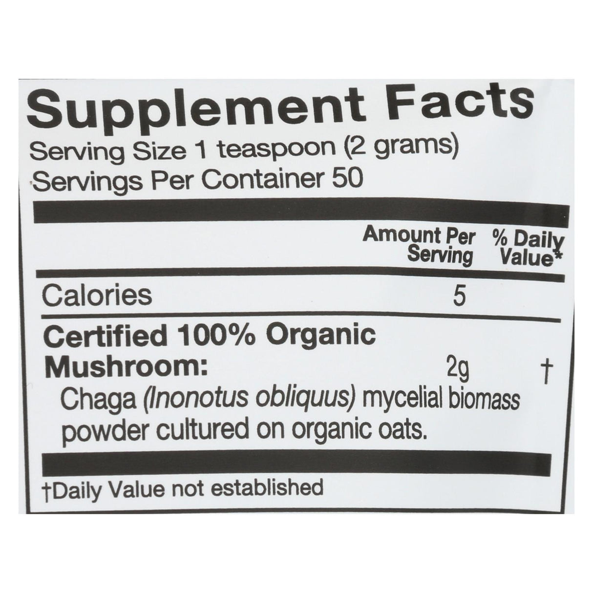 Om Mushroom Superfood Chaga Organic Mushroom Powder, 3.5 Ounce - Cozy Farm