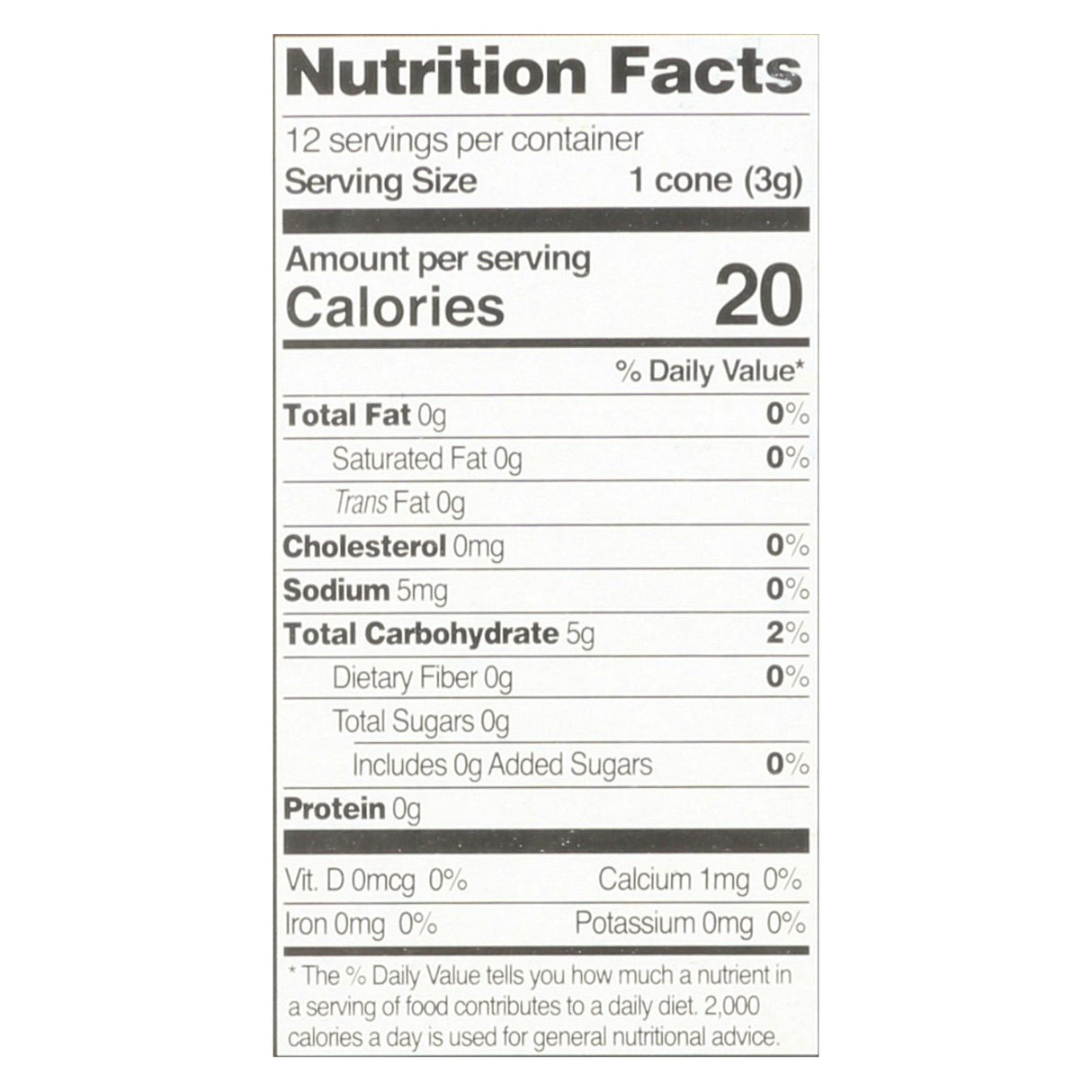 Let's Do Ice Cream Cones - Pack of 12 Crispy 1.2 Oz. Cones - Cozy Farm