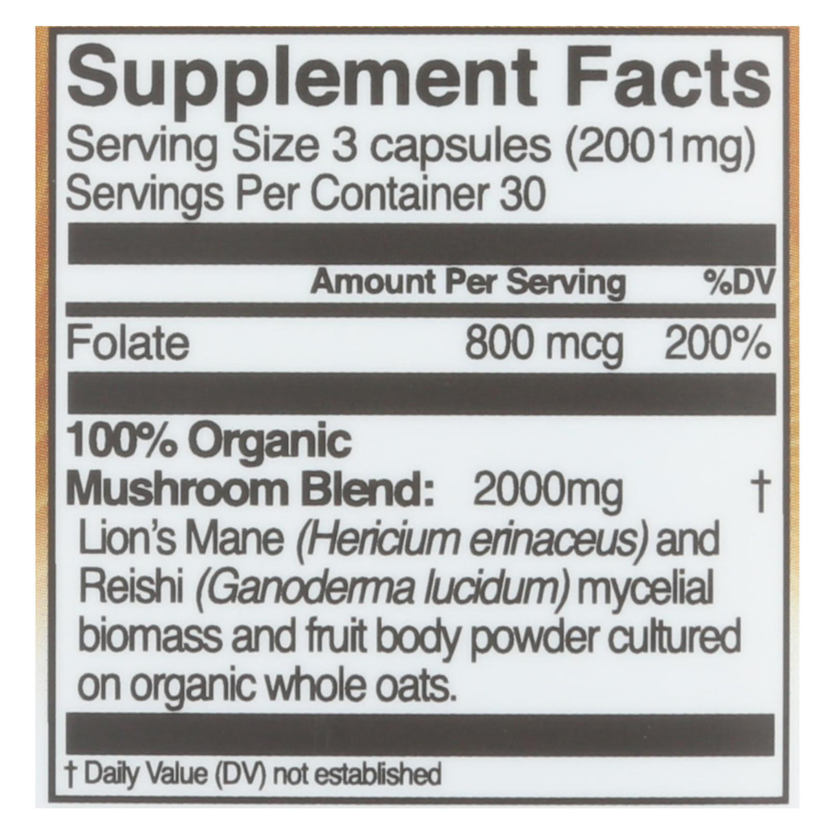 Om Mushroom Superfood Brain Fuel Mushroom Powder Capsules Superfood Supplement, 90 Count - Cozy Farm