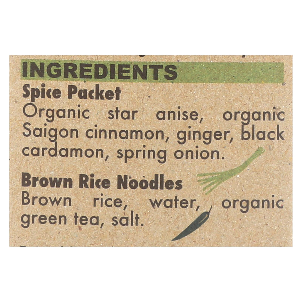 Vietnamese Happy Phở Zesty Ginger Brown Rice Noodle, 4.5 Oz (Pack of 6) - Cozy Farm