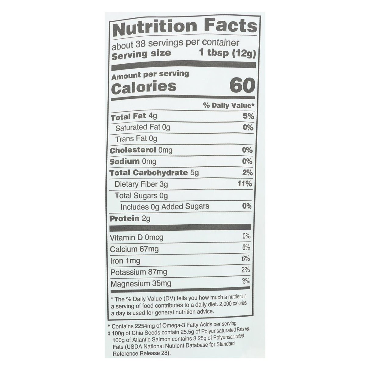 Navitas Naturals Organic Raw Chia Seeds (Pack of 6 - 16 Oz.) - Cozy Farm