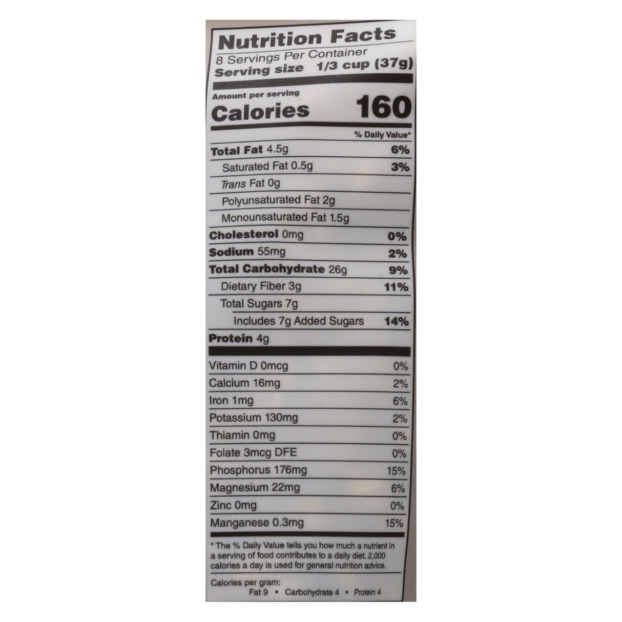 One Degree Organic Foods Sprouted Oat Hemp Granola - Honey (Pack of 6 - 11 Oz.) - Cozy Farm