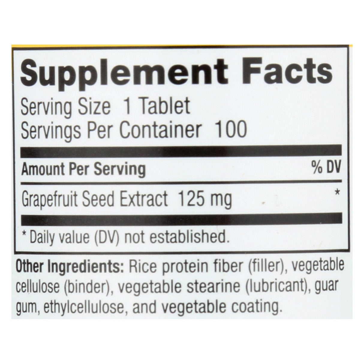 Nutribiotic Grapefruit Seed Extract 125 Tablets (Pack of 100) - Cozy Farm
