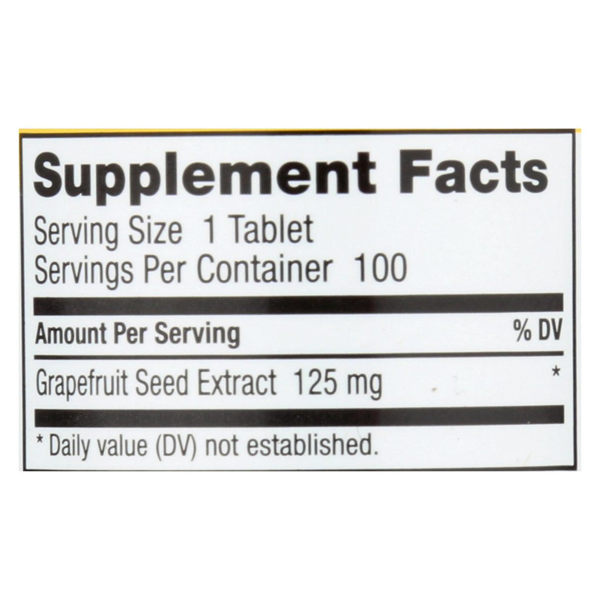 Nutribiotic Grapefruit Seed Extract 125 Tablets (Pack of 100) - Cozy Farm