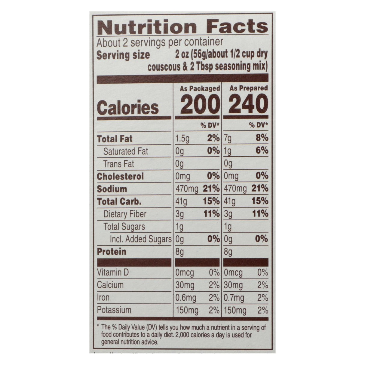 Near East Pearl Basil & Herb Couscous Mix (5 Oz., Pack of 12) - Cozy Farm