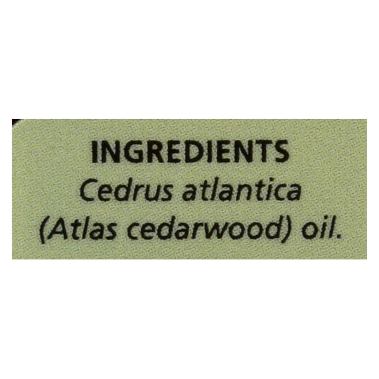 Aura Cacia Atlas Cedarwood Essential Oil, 0.5 Fl Oz - Cozy Farm