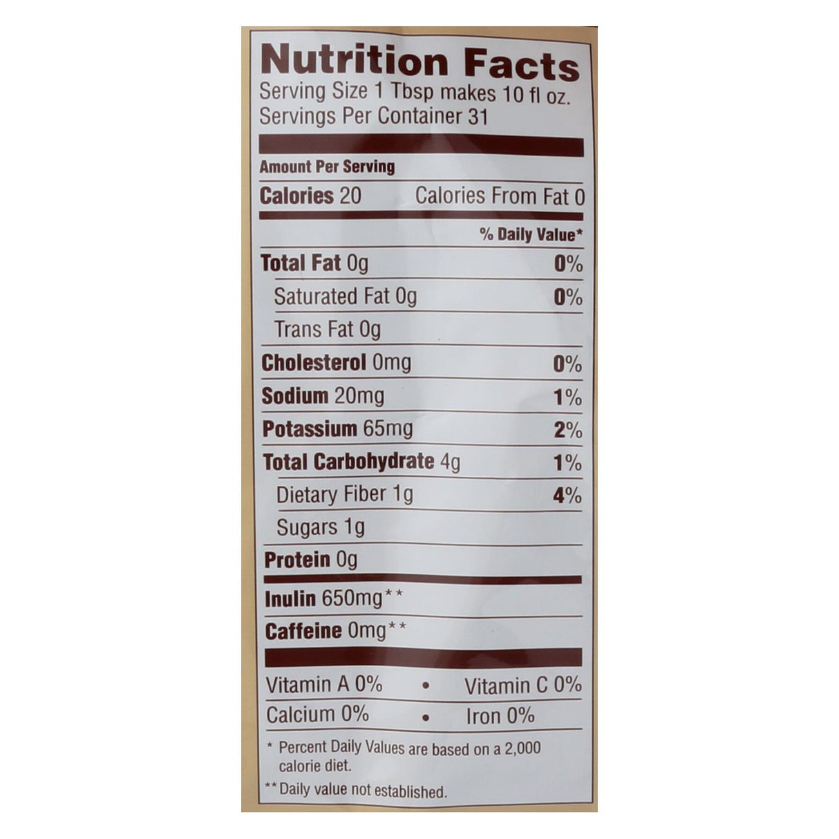 Teeccino Mediterranean Herbal Coffee - Vanilla Nut - 11 oz. Bag (Pack of 6) - Cozy Farm