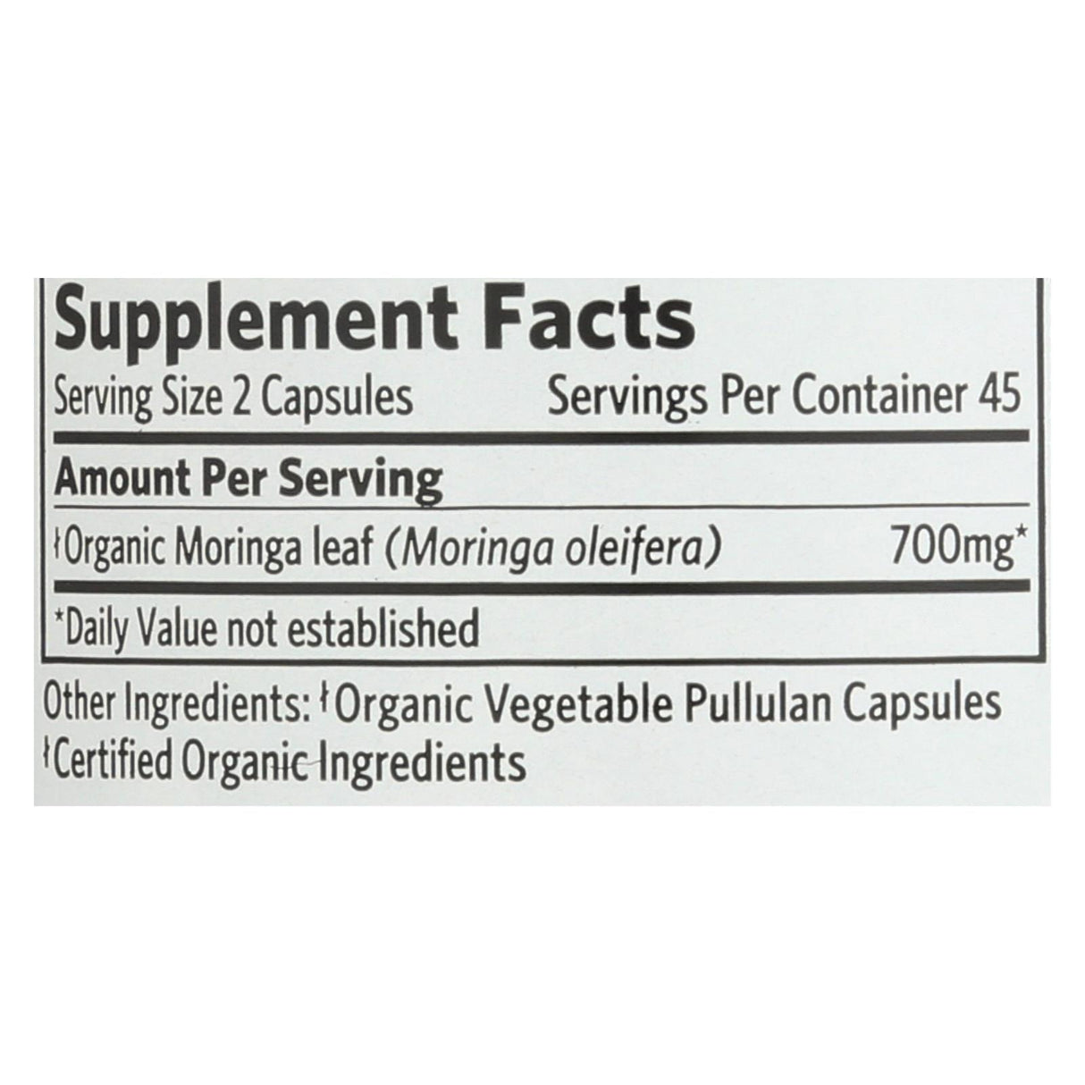 Organic India Moringa: 90 Vcaps for Enhanced Well-being - Cozy Farm