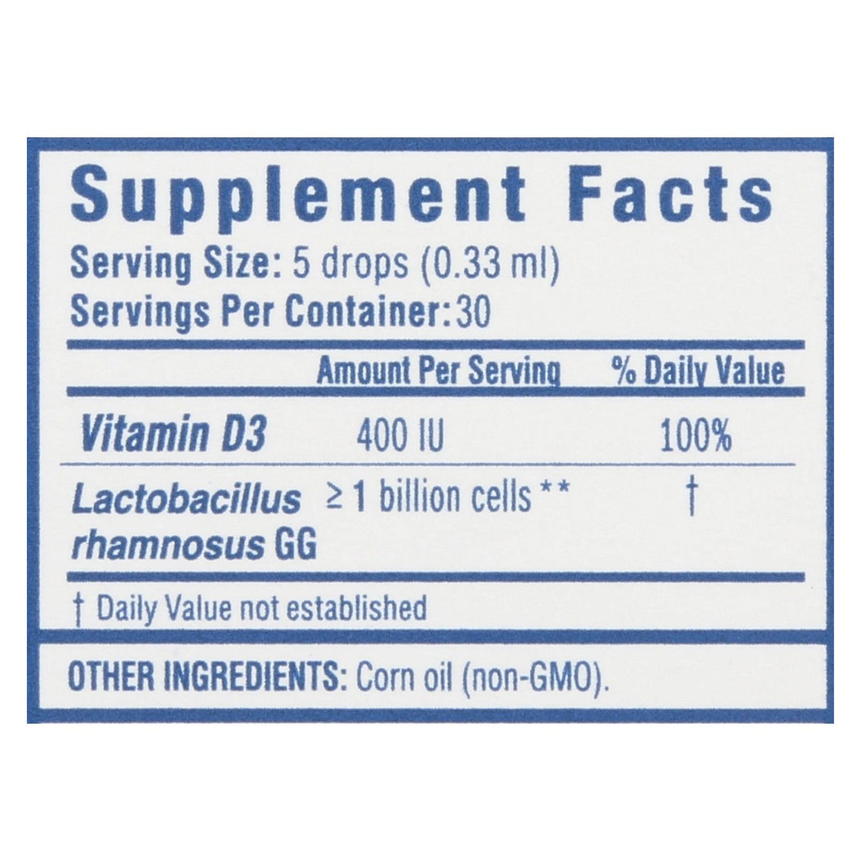 Mommy's Bliss Probiotic Drops with Vitamin D (0.34 Fl Oz) - Cozy Farm