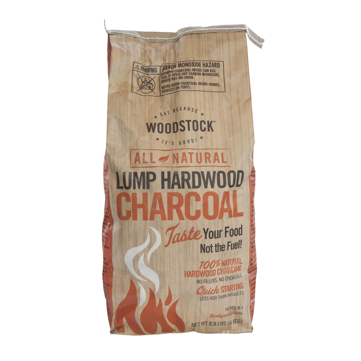 Woodstock Premium All-Natural Hardwood Lump Charcoal (8.8 Lbs.) - Cozy Farm