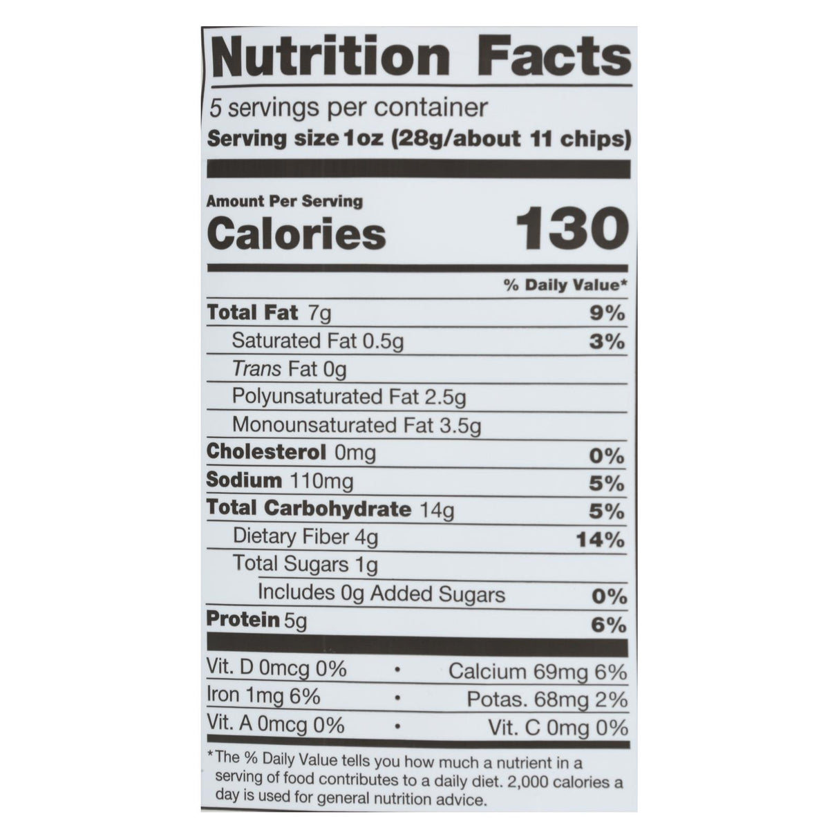 Beanitos White Bean Chips: Restaurant Style, Pack of 6 - 5 Oz. - Cozy Farm