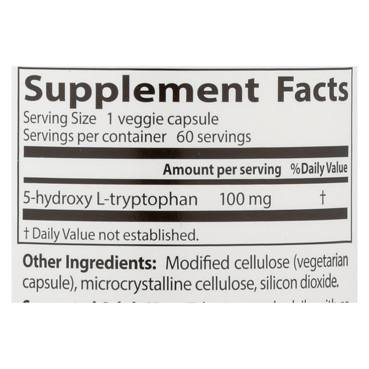 Doctor's Best 5-HTP 100mg for Mood and Sleep Support (Pack of 60 Vcaps) - Cozy Farm