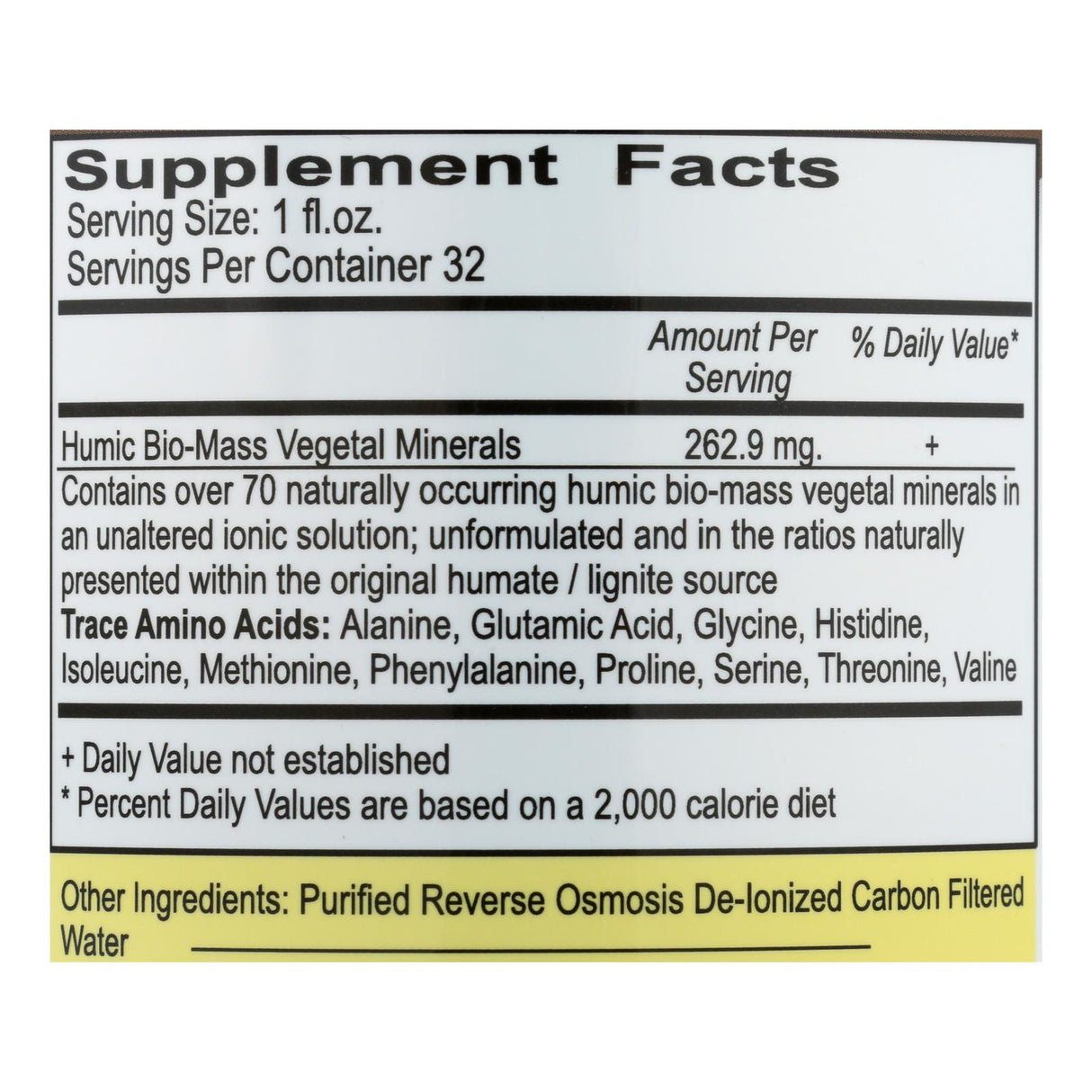 Vital Earth Humic Minerals Liquid Concentrate (32 Fl Oz.) - Cozy Farm