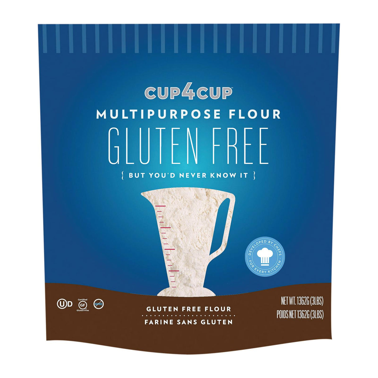Cup 4 Cup Premium Gluten Free Multipurpose Flour Blend (Pack of 6 - 3 Lb.) - Cozy Farm