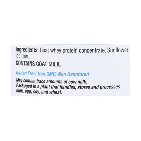 Tera's Whey Protein (12 Oz) - Goat Plain Unsweetened - Cozy Farm 