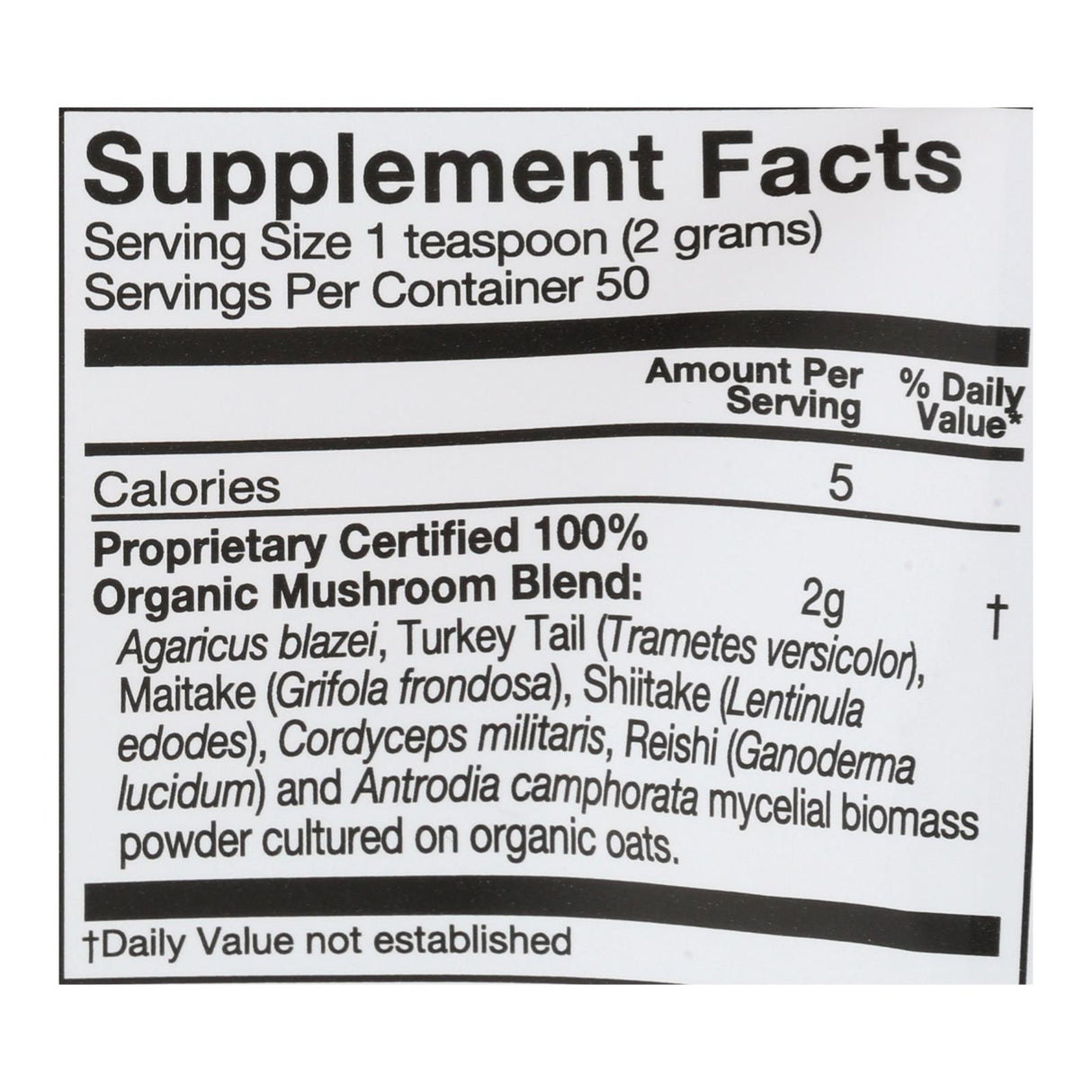 Om Mushroom Superfood Immune Blend, Mushroom Powder Supplement (3.5 Ounce) - Cozy Farm