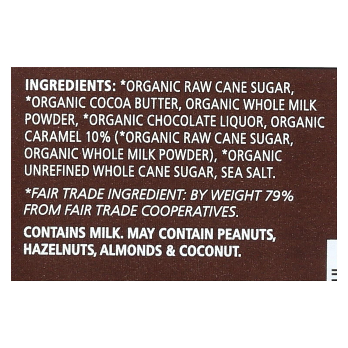 Equal Exchange Organic Dark Chocolate Caramel Crunch with Sea Salt (Pack of 12 - 2.8 Oz. Each) - Cozy Farm