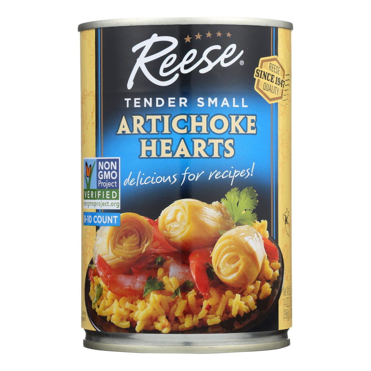 Reese Tender Small Artichoke Hearts (Pack of 12 - 14 Oz.) - Cozy Farm
