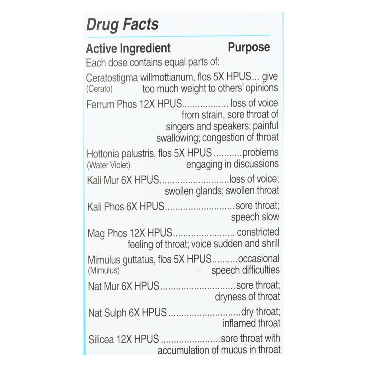 Siddha Flower Essences Throat & Voice Support - 1 Fl Oz. - Cozy Farm