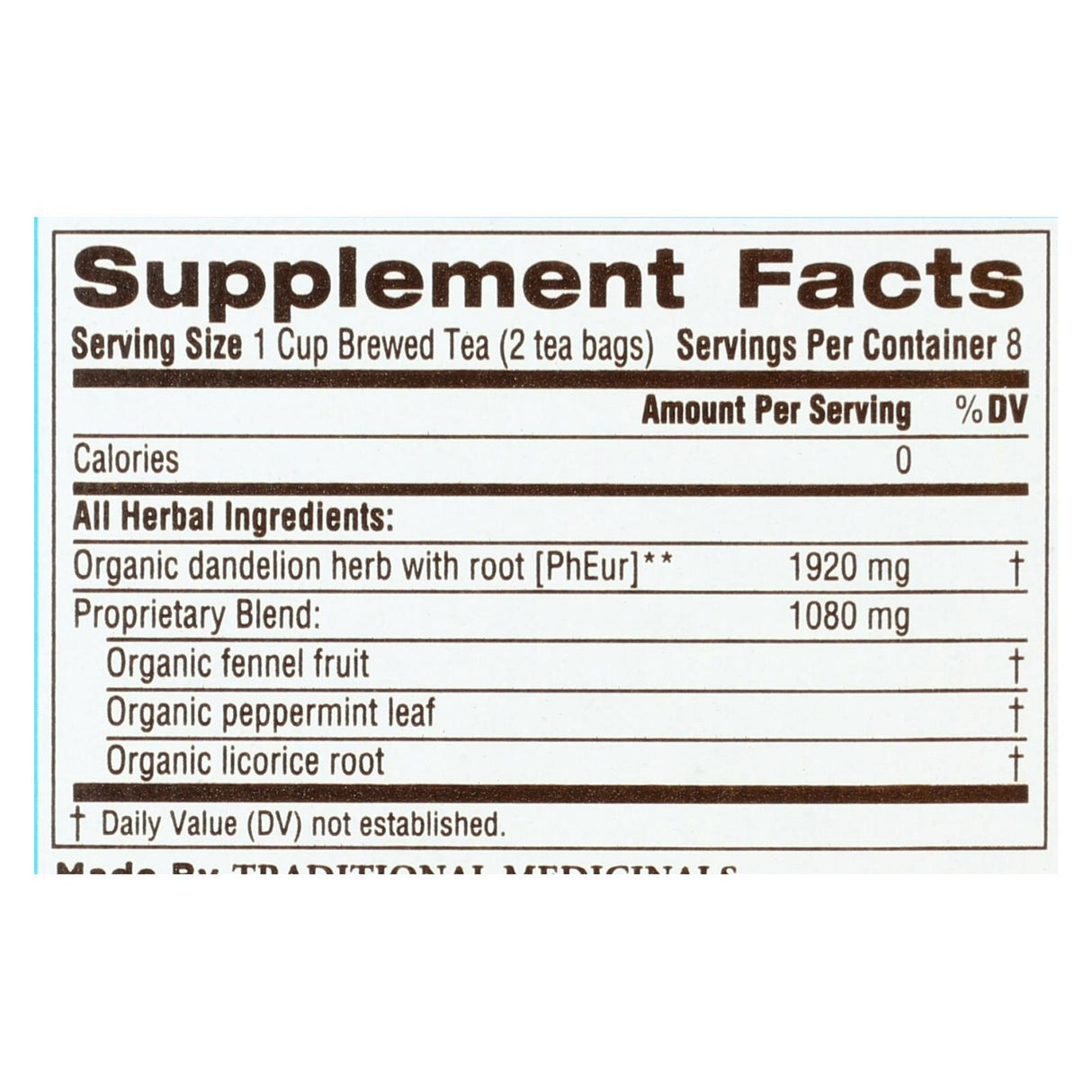 Traditional Medicinals Organic Everyday Detox Tea (16 Bags) - Cozy Farm