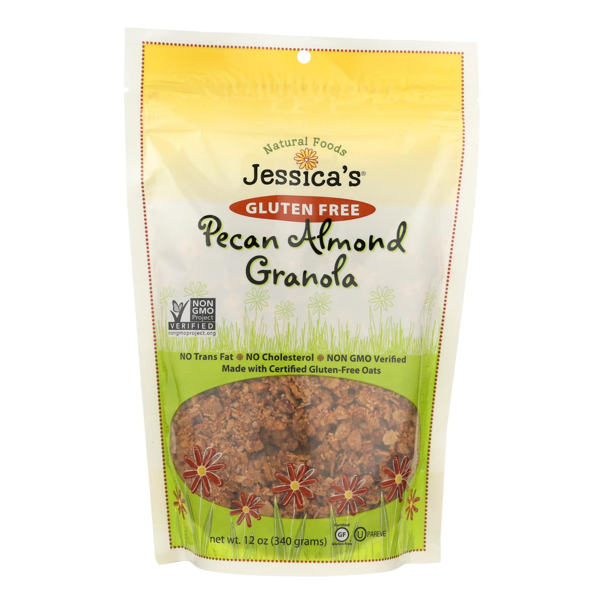 Jessica's Gluten-Free Pecan Almond Granola - Pack of 12 (11 Oz. Each) - Cozy Farm