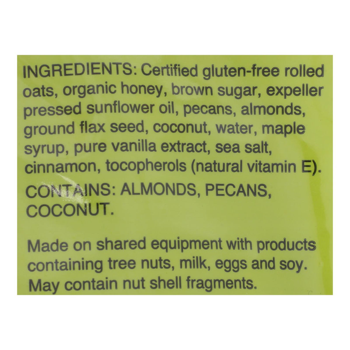 Jessica's Gluten-Free Pecan Almond Granola - Pack of 12 (11 Oz. Each) - Cozy Farm