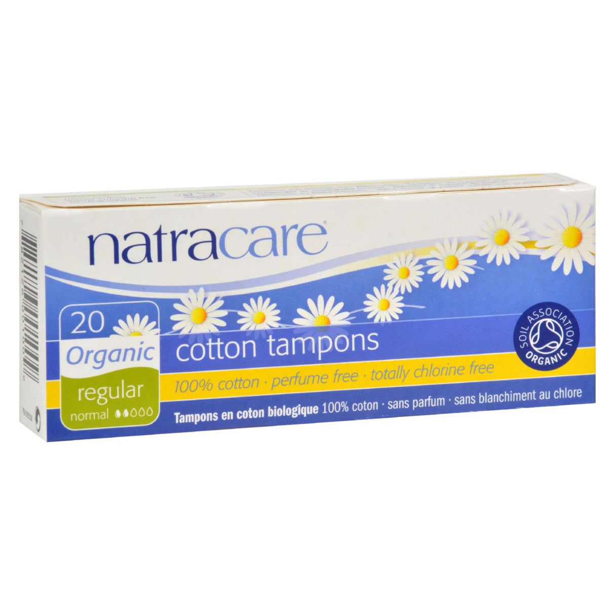 Natracare Organic Cotton Tampons, Regular (Pack of 20) - Cozy Farm