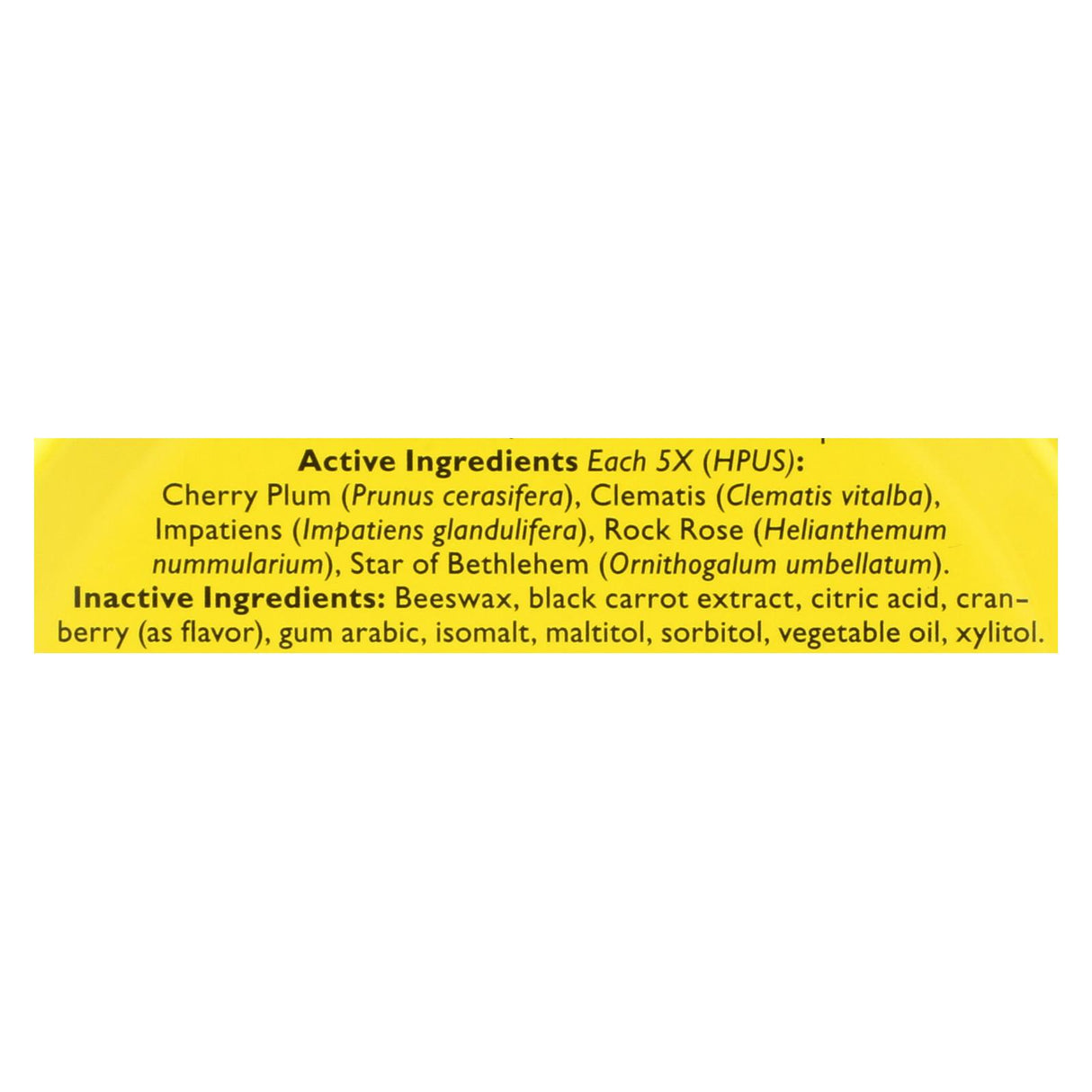 Bach Rescue Remedy Pastilles - 50g Cranberry Pastilles (Pack of 12) - Cozy Farm