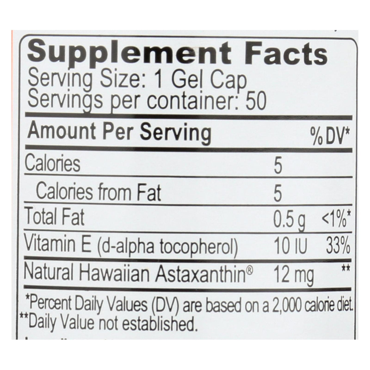 Nutrex Hawaii BioAstin Hawaiian Astaxanthin - 12mg (50 Gel Caps) - Cozy Farm