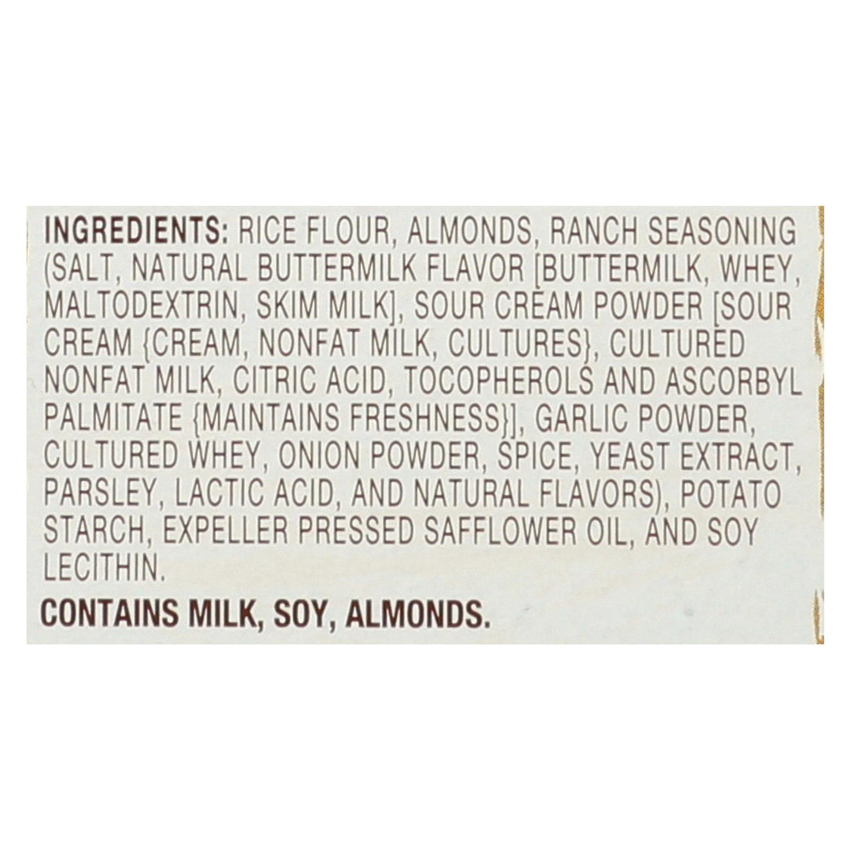 Blue Diamond Nut Thins Country Ranch Crackers, 4.25 Oz. (Pack of 12) - Cozy Farm