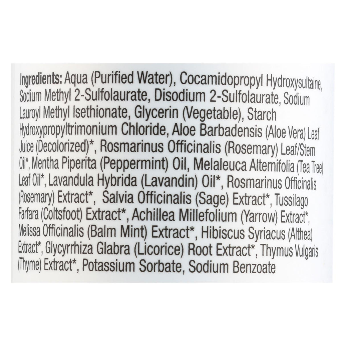 Beauty Without Cruelty Rosemary, Mint & Tea Tree Shampoo - 16 Fl Oz - Cozy Farm