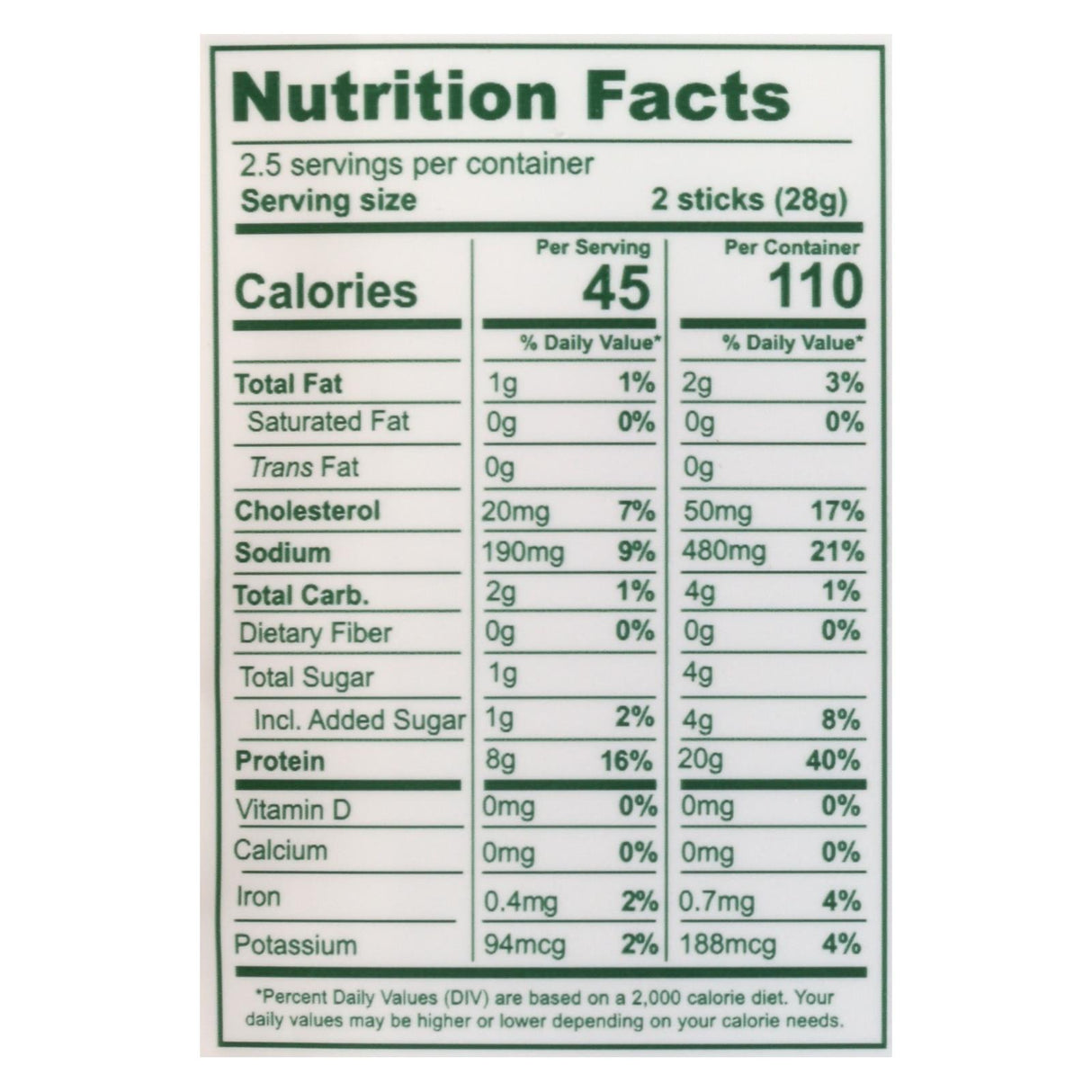 The New Primal Snack Mates Turkey Sticks, 8 Pack, 2.5 Oz. Each - Cozy Farm