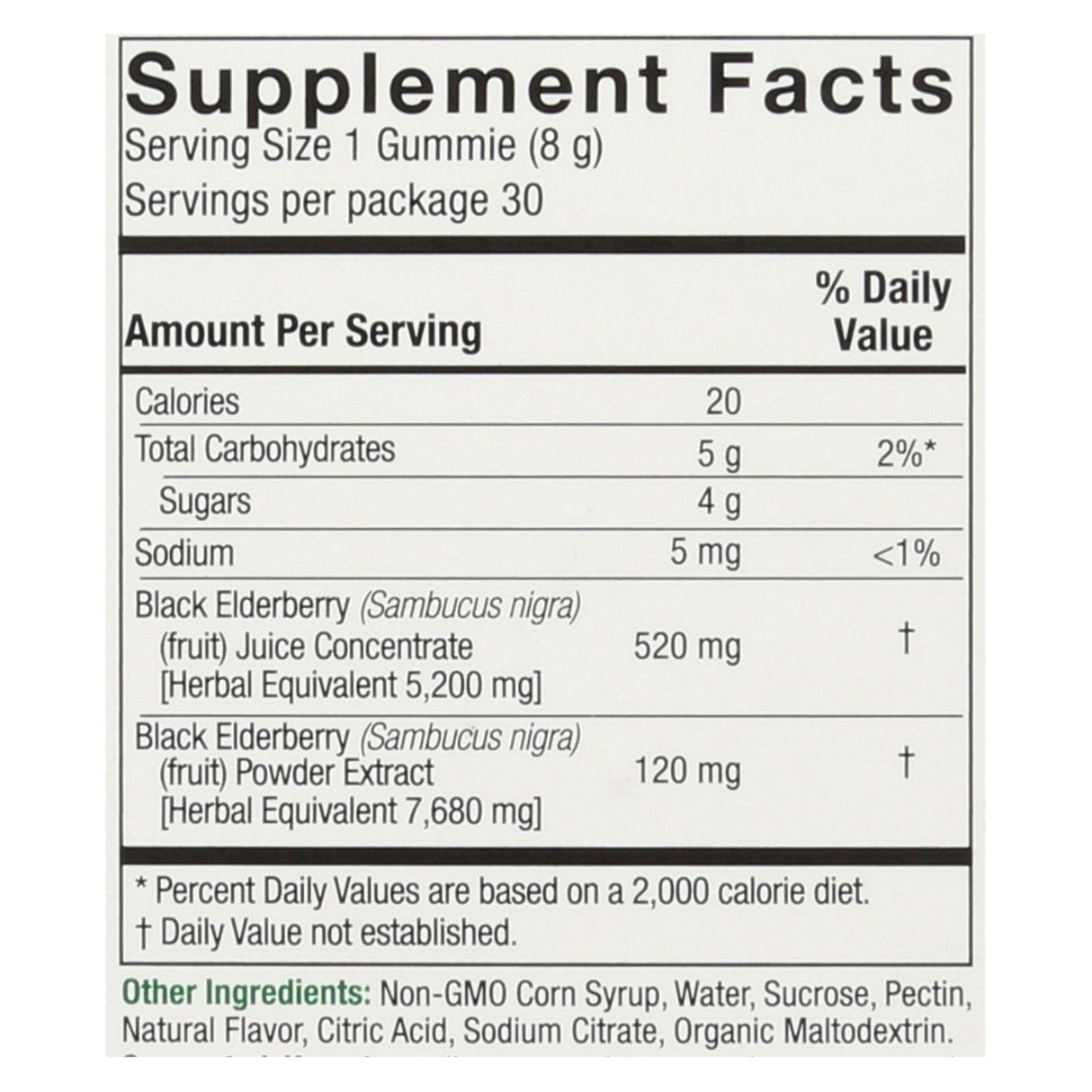 Nature's Answer 7-Week Supply of Sambucus Mega Gummies (Pack of 7x30) - Cozy Farm