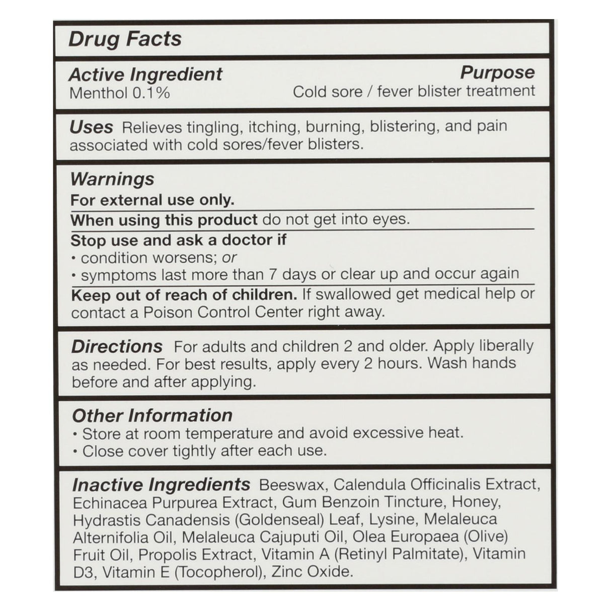 Quantum Super Lysine Plus Cold Sore Treatment (0.25 Oz.) - Cozy Farm