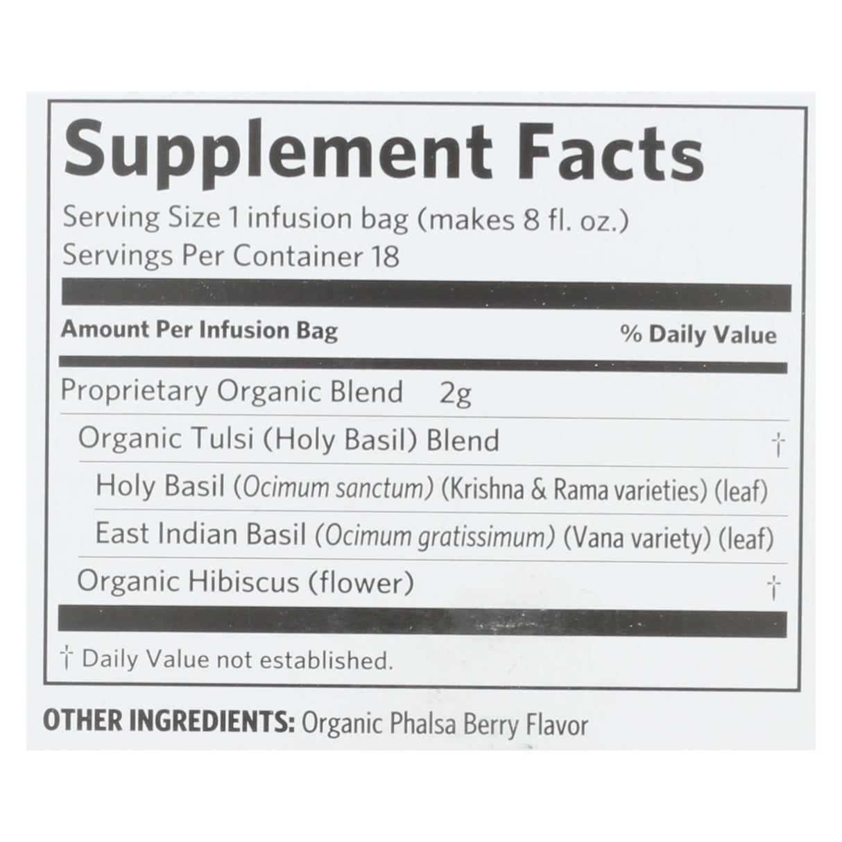 Organic India Tulsi Hibiscus Tea, Relaxing & Refreshing Herbal Supplement, 6 Packs of 18 Tea Bags - Cozy Farm
