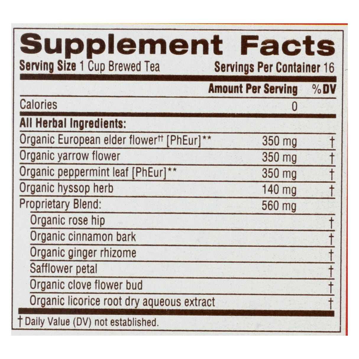 Traditional Medicinals Gypsy Cold Care Herbal Tea - 16 Tea Bags (Pack of 6) - Soothes and Relieves Cold Symptoms - Cozy Farm