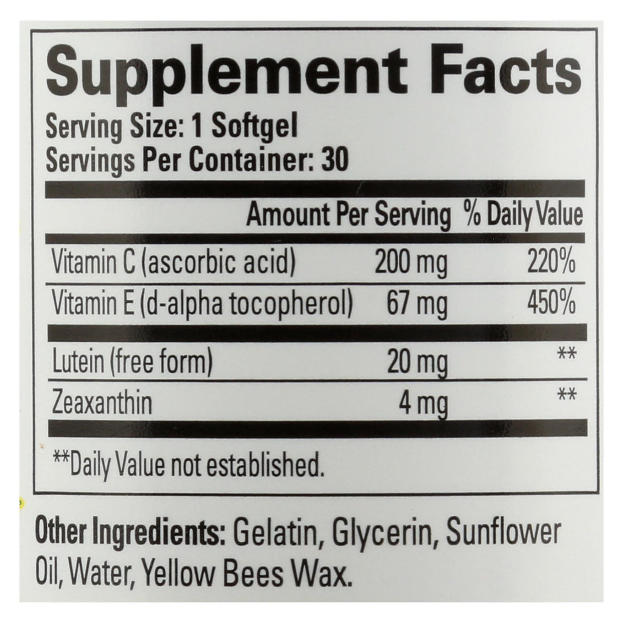 Quantum Research See Lutein Eye Health Support, 30 Softgels - Cozy Farm