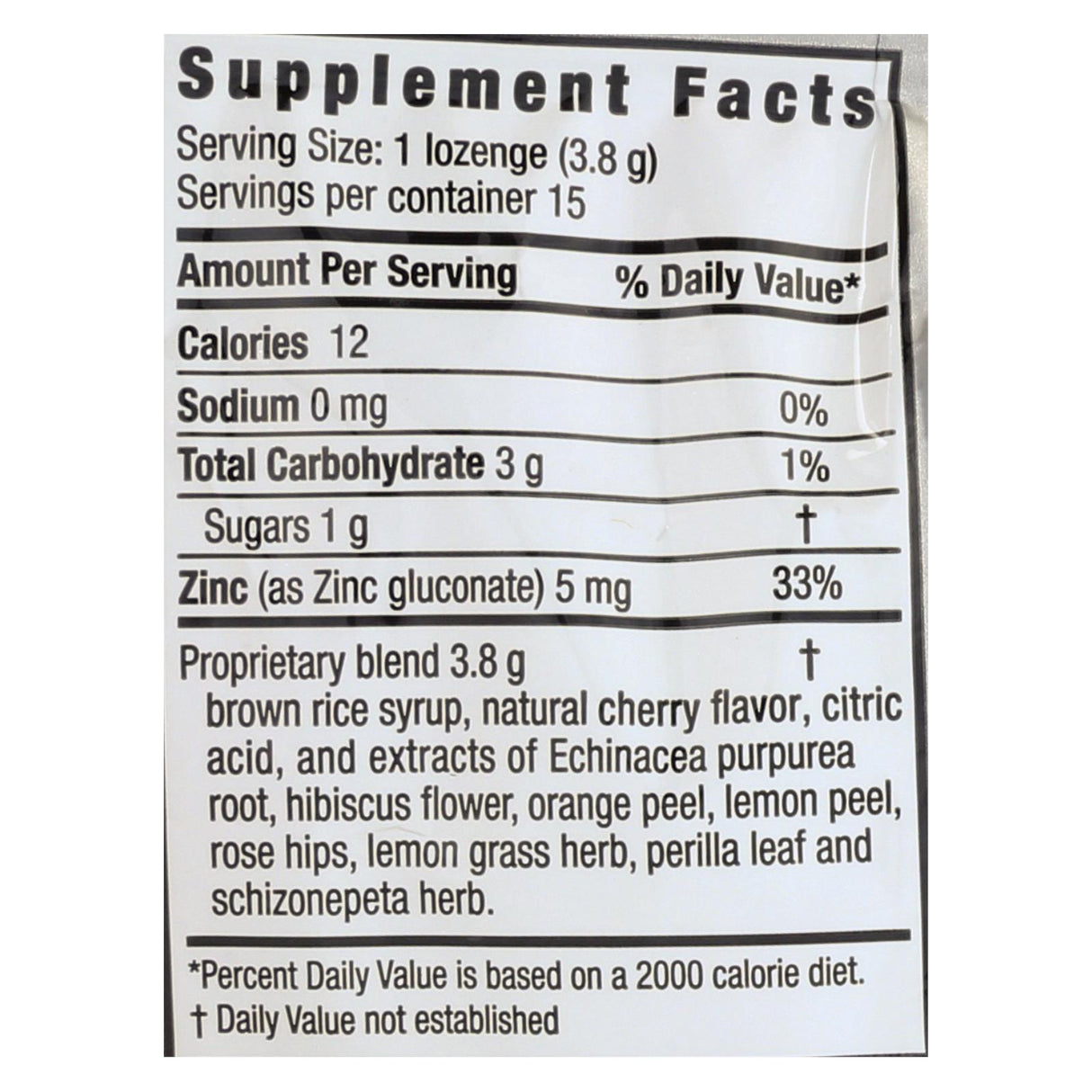 Zand Herbalozenge Cherry Echinacea Zinc 12 - 15 Lozenges - Cozy Farm