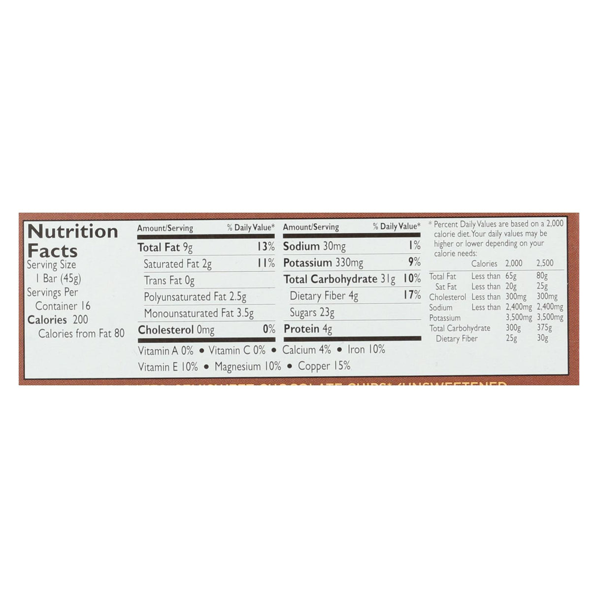 Larabar - Chocolate Chip Brownie - Case Of 16 - 1.6 Oz - Cozy Farm