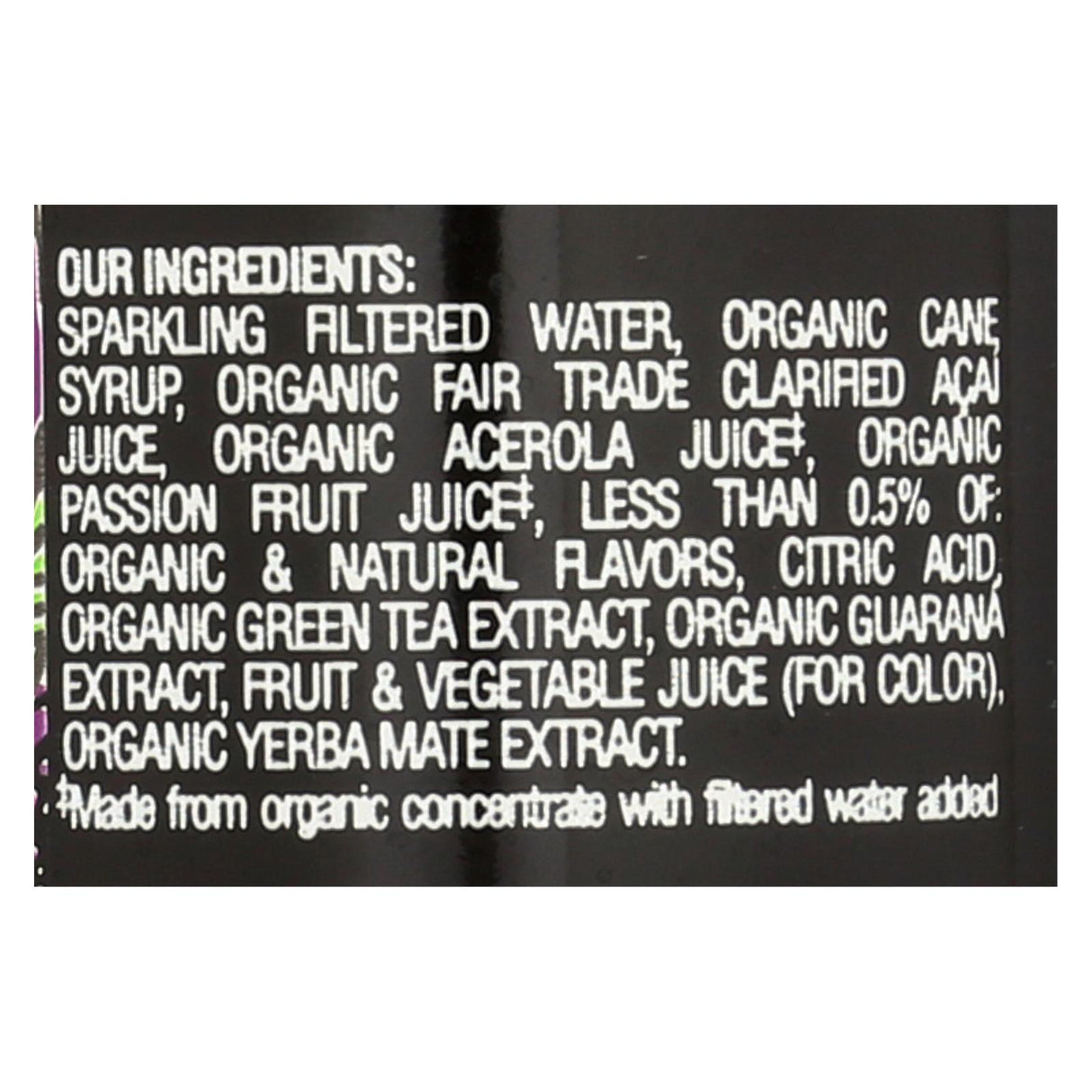 Sambazon Organic Amazon Energy Drink - Jungle Love, 12 Fl Oz, (Pack of 12) - Cozy Farm