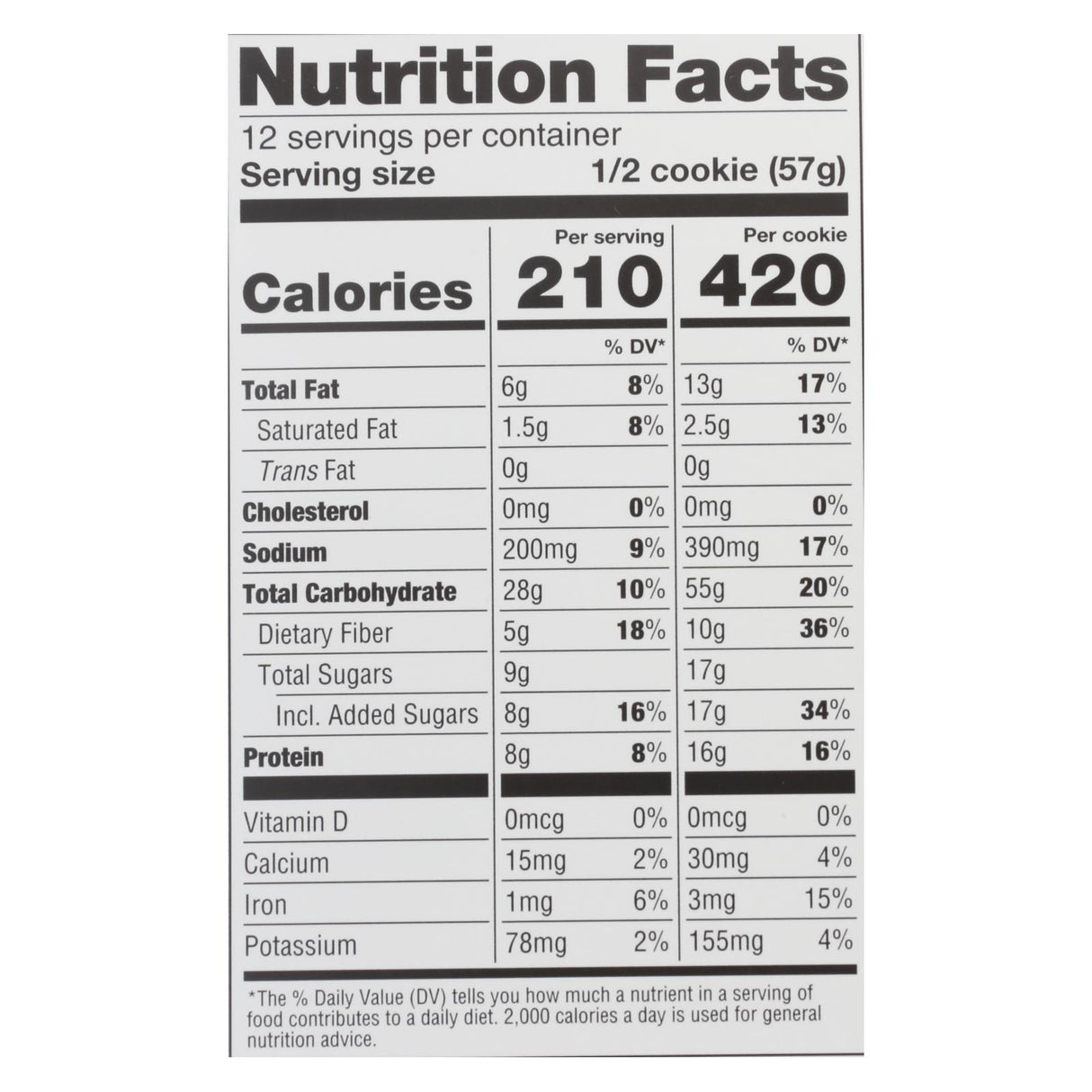 Lenny & Larry's The Complete Cookie Peanut Butter (12-Pack x 4 Oz Each) - Cozy Farm