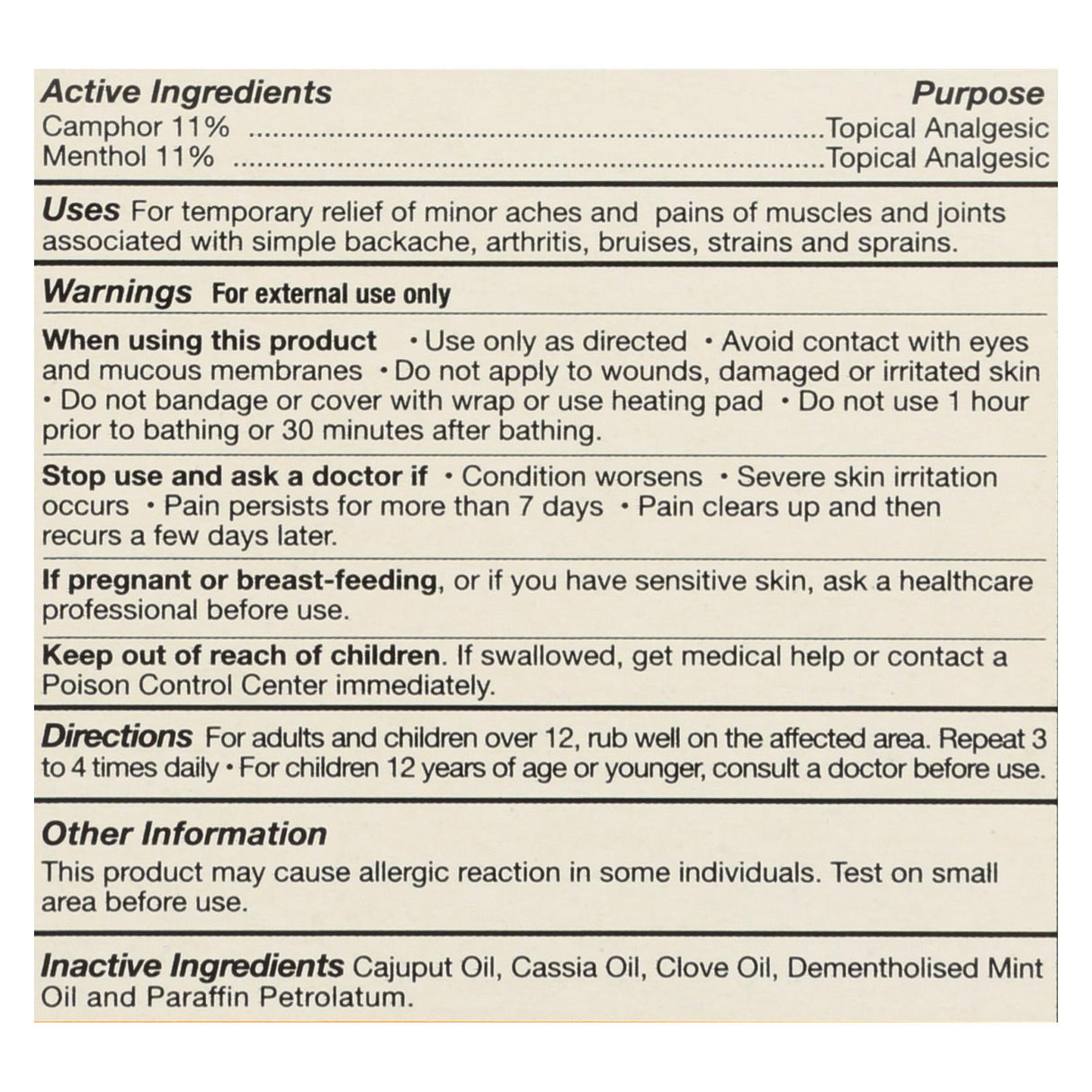 Tiger Balm Pain-Relieving Ointment Ultra Strength (1.7 Oz) - Non-Staining - Cozy Farm
