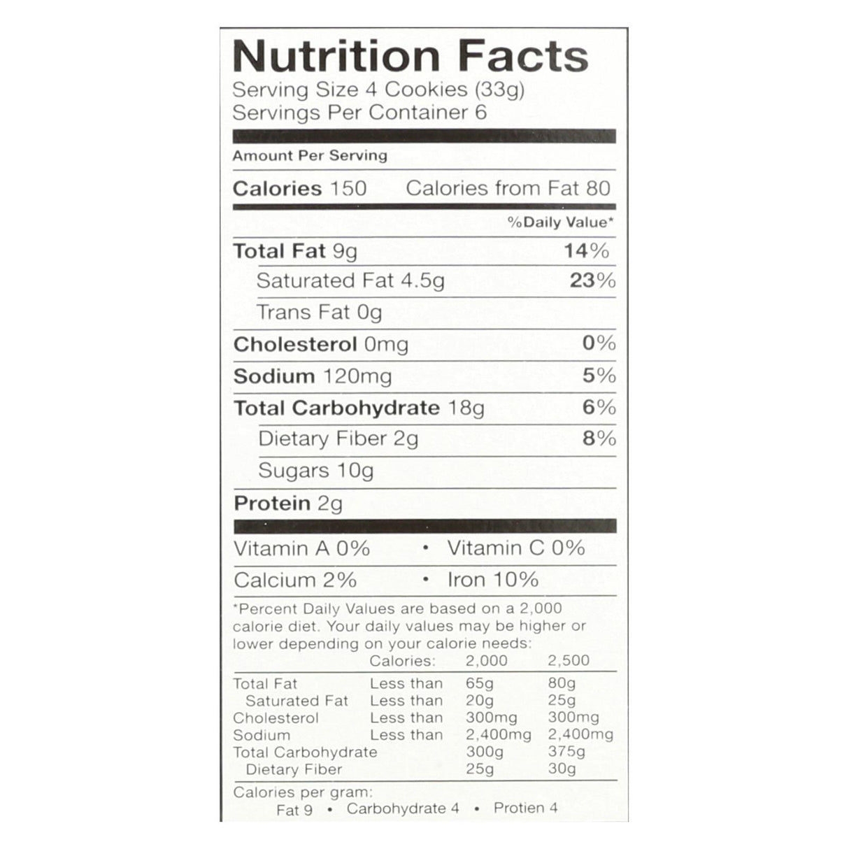 Goodie Girl Cookies Mint Slims Chocolate (Pack of 6 - 7 Oz.) - Cozy Farm