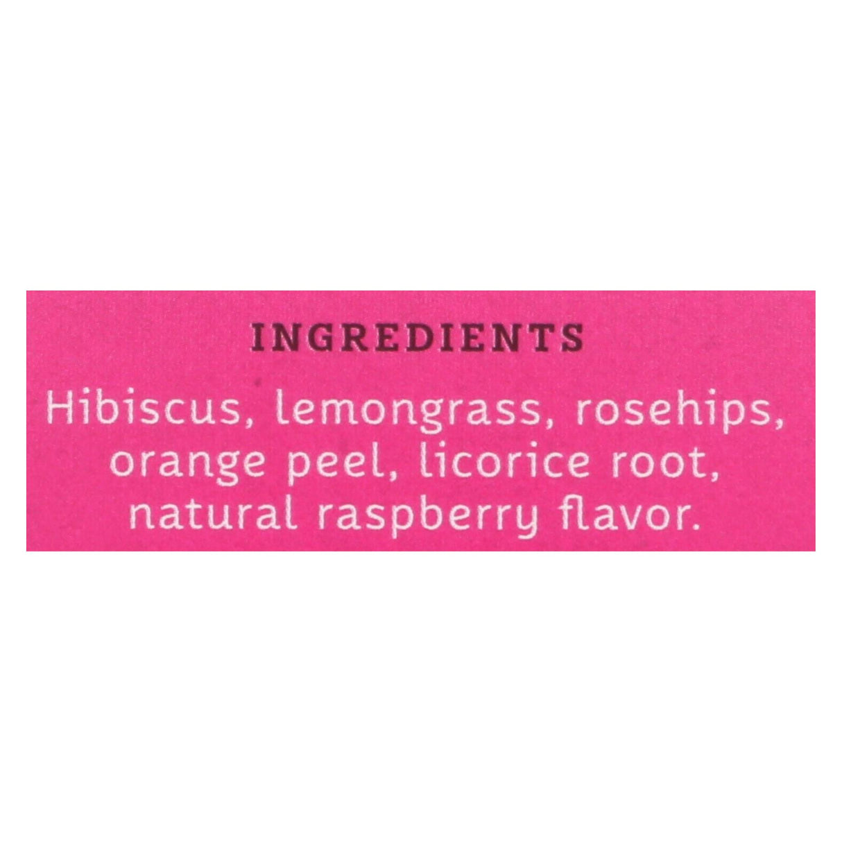 Stash Tea Hibiscus Herbal Tea - Wild Raspberry (6x20 Bags) - Cozy Farm