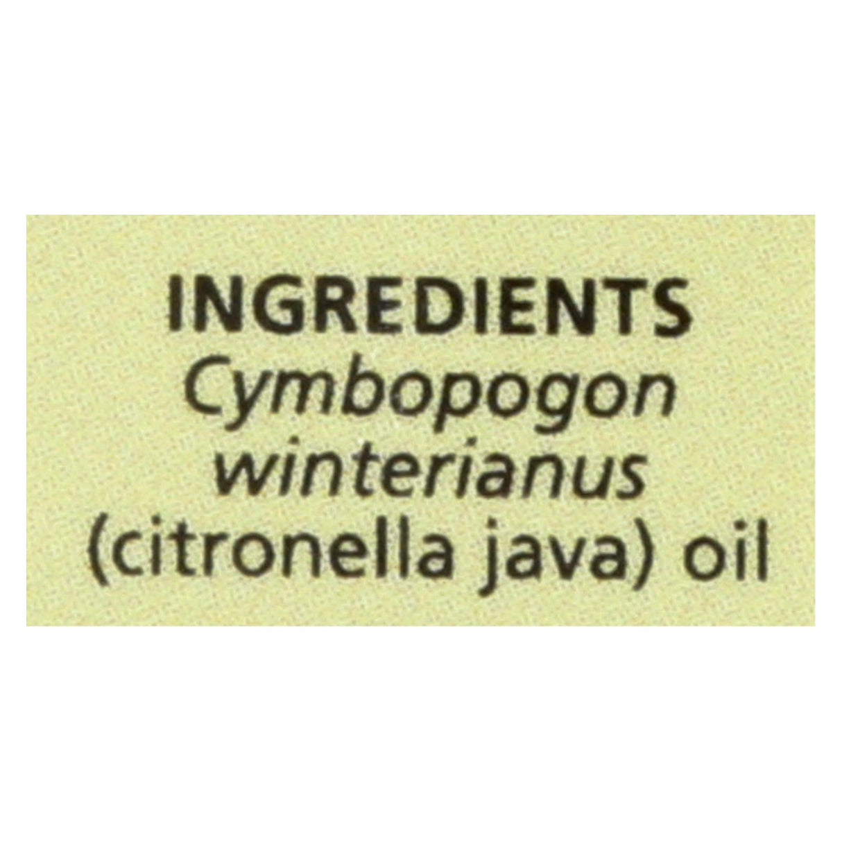 Aura Cacia Citronella Java Pure Essential Oil, 0.5 Fl Oz - Cozy Farm