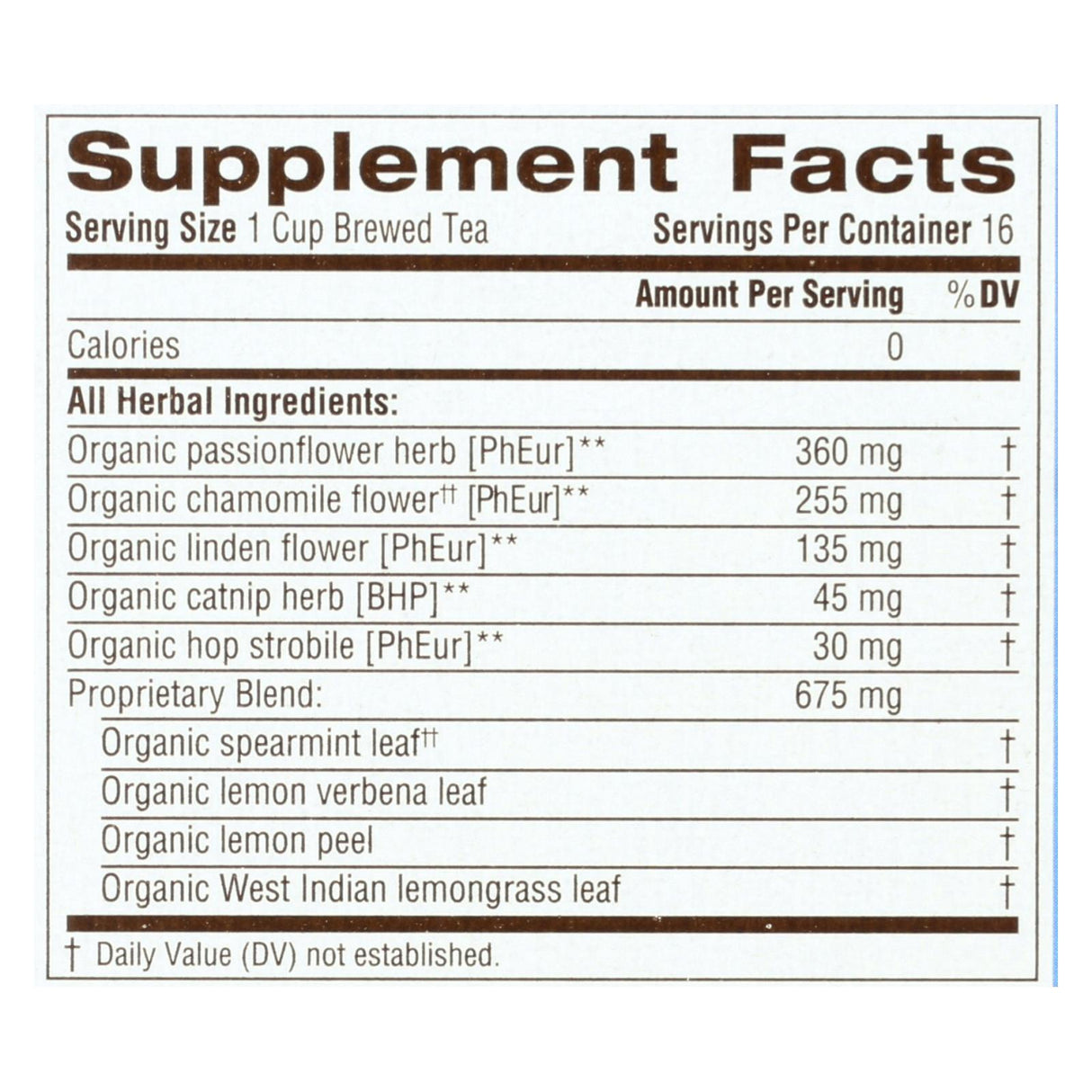 Traditional Medicinals Organic Nighty Night Herbal Tea, 16 Tea Bags Per Box (Pack of 6) - Cozy Farm