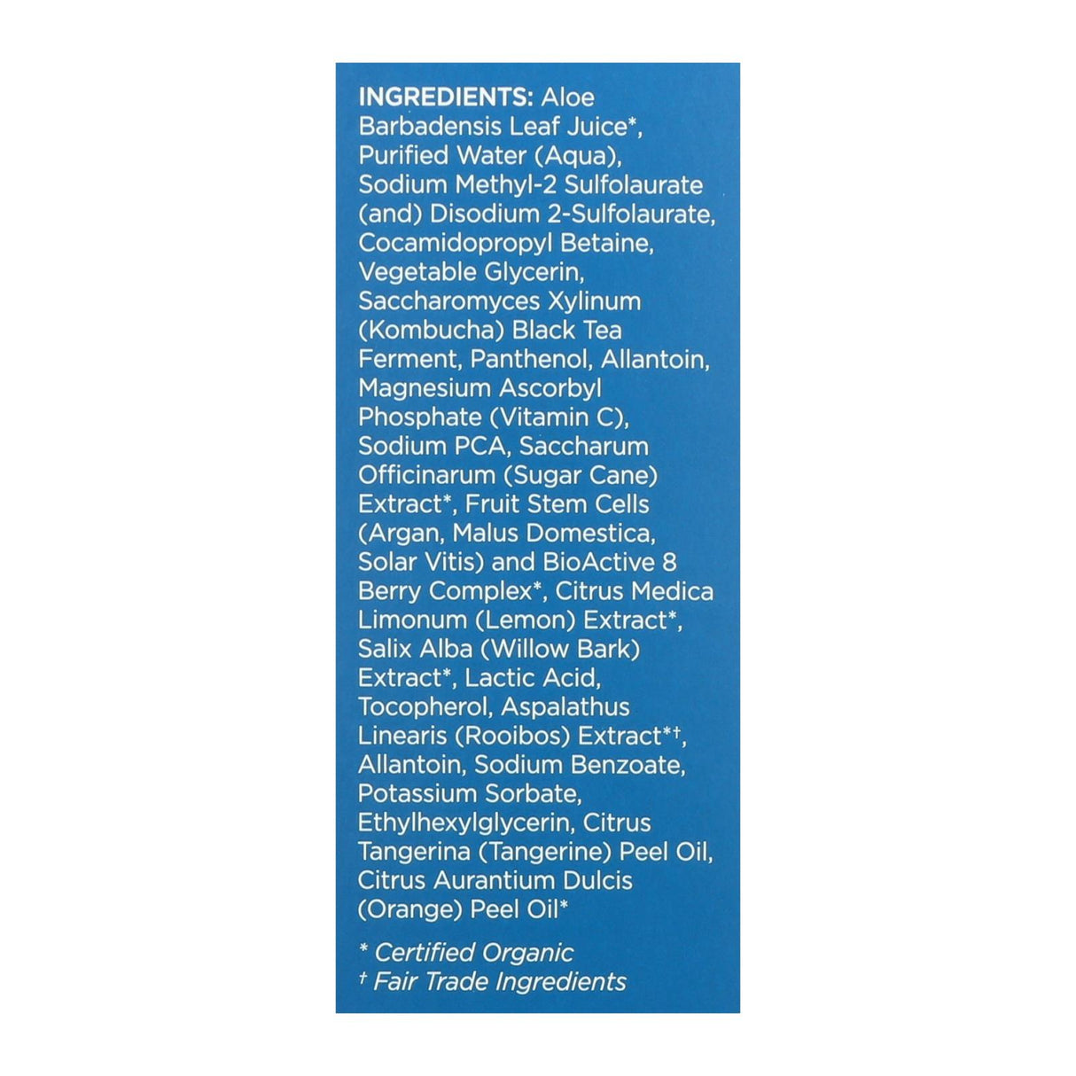 Andalou Naturals Revitalizing Citrus Kombucha Cleansing Gel (6 Oz.) - Cozy Farm