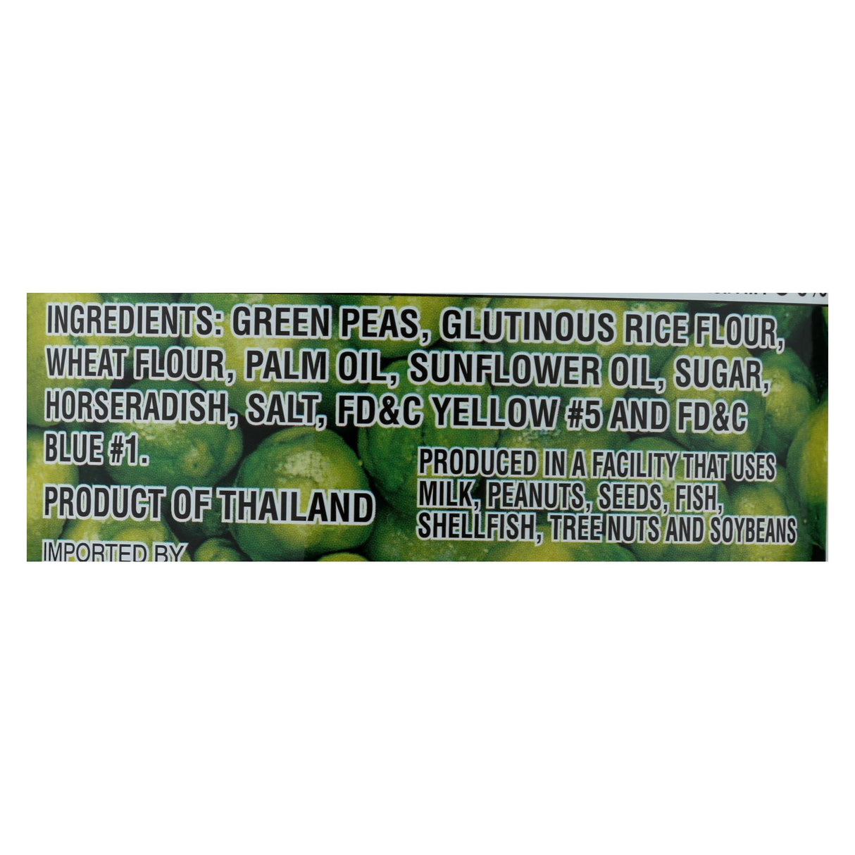 Hapi Green Peas Hot Wasabi (Pack of 24 - 4.9 Oz.) - Cozy Farm