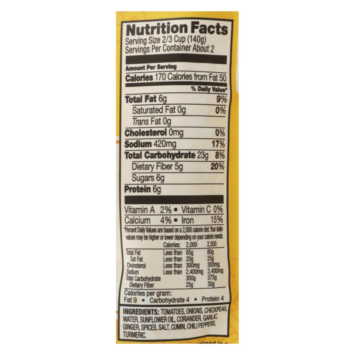 Tasty Bite: Channa Masala Indian Entree, 6-Pack, 10 oz Each - Cozy Farm